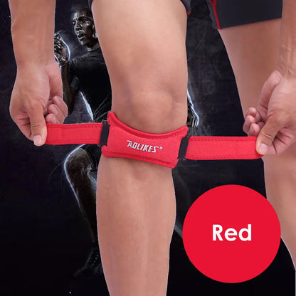 1PCS Adjustable Knee Patellar Tendon Support Strap Band Knee Support Brace Pads for Running Basketball Outdoor Sport